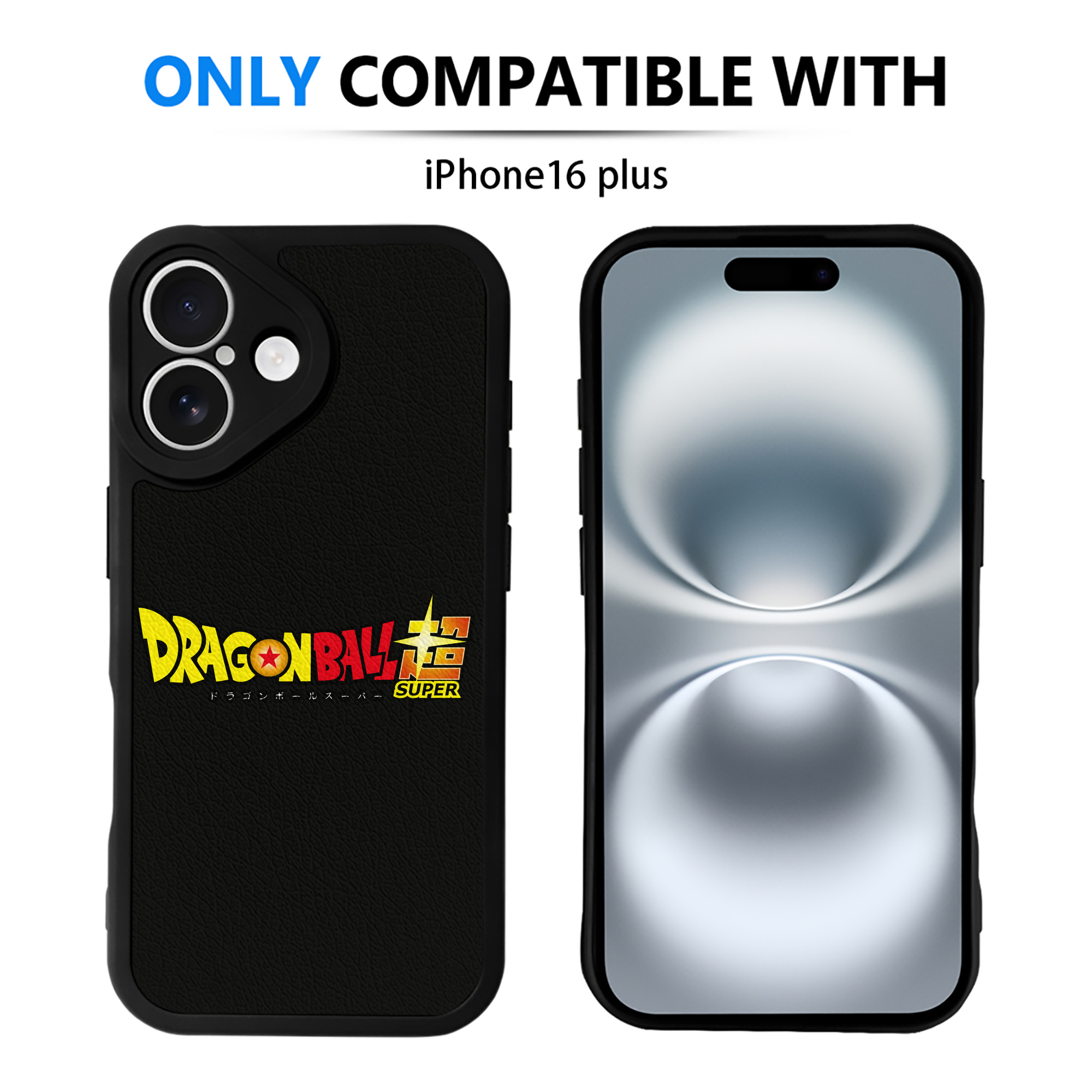 （画像用） ドラゴンボール DRAGON BALL 【iPhone 16シリーズ対応】シリコンスマホケース（レザー調） 材質：シリコン